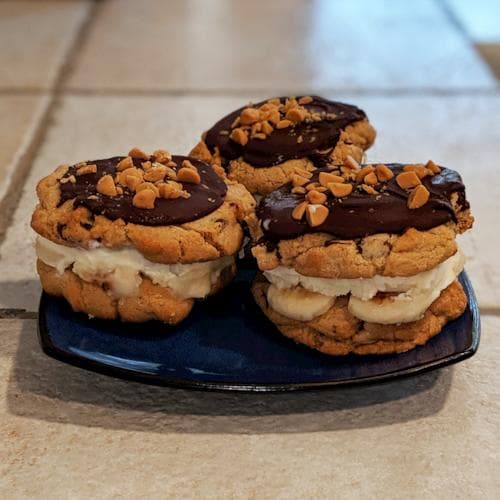 Banana Ice Cream Sandwiches