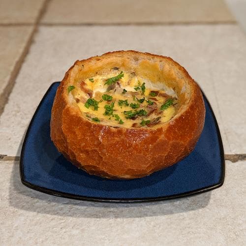 Bread Bowl Quiche