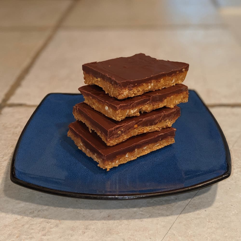 Chocolate Peanut Butter Pretzel Bars