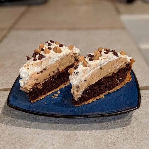 Mile High Brownie Pie